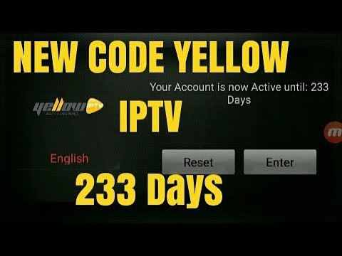 Yellow iptv free activation code downloads